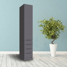 Шкаф одностворчатый "Мадрид" 0.4 м с 4 ящиками 